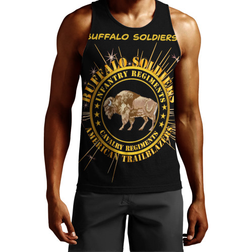 Buffalo Soldiers Tank Top Army Cavalry And Infantry Regiments