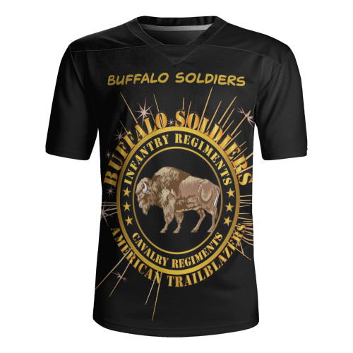 Buffalo Soldiers Rugby Jersey Army Cavalry And Infantry Regiments
