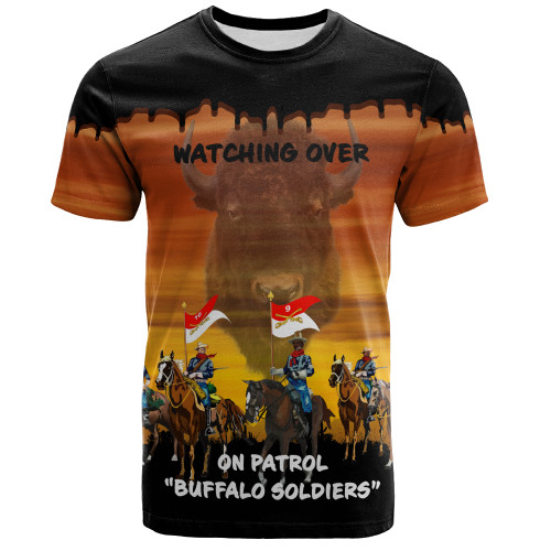 Buffalo Soldiers T-Shirt Army On Patrol In The Old West