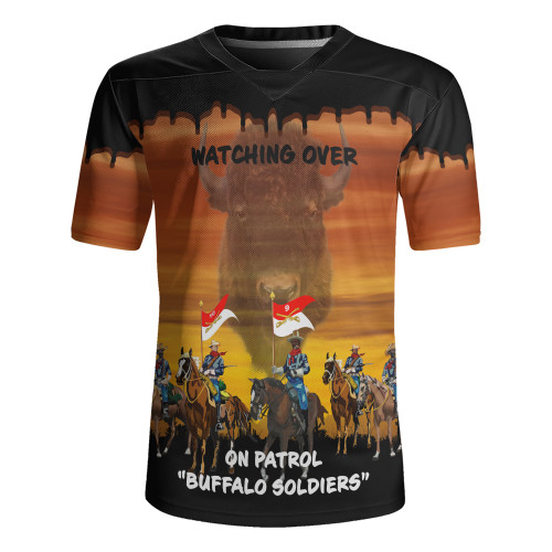 Buffalo Soldiers Rugby Jersey Army On Patrol In The Old West