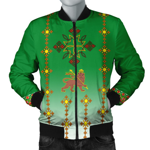 Ethiopia Bomber Jacket Traditional Covenant Cross Classic