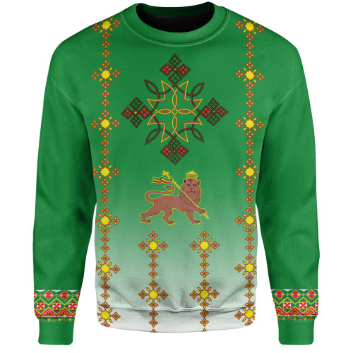Ethiopia Sweatshirt Traditional Covenant Cross Classic