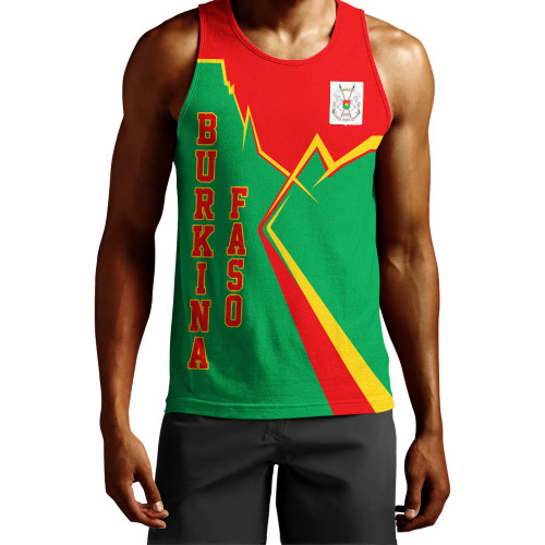Burkina Faso Tank Top Lightning Style