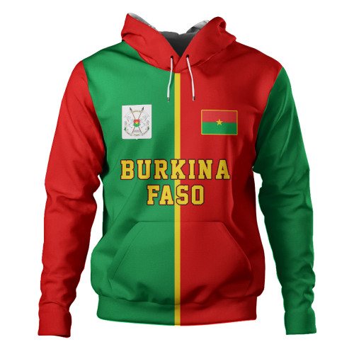 Burkina Faso Hoodie Half Circle