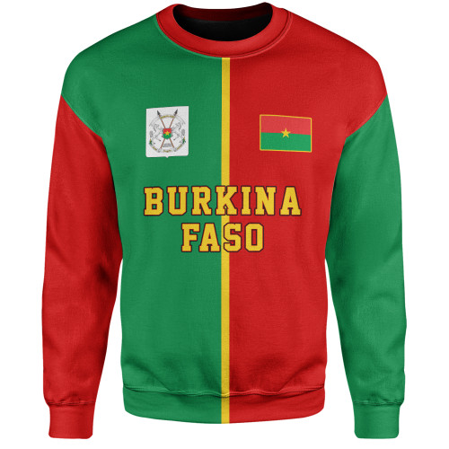 Burkina Faso Sweatshirt Half Circle