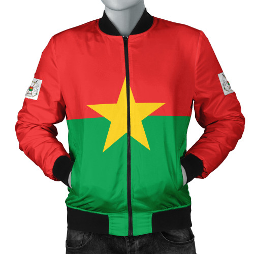Burkina Faso Bomber Jacket Flag Original Style
