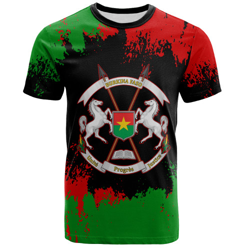Burkina Faso T-Shirt Face Style