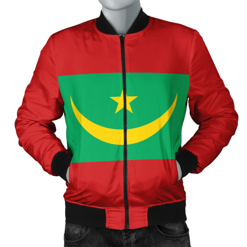 Mauritania Bomber Jacket Flag Original Style