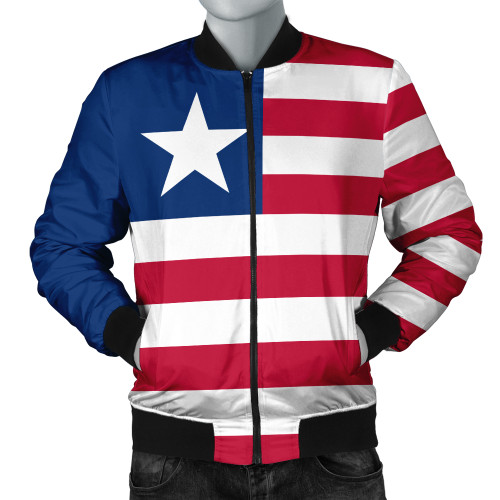 Liberia Bomber Jacket Flag Original Style