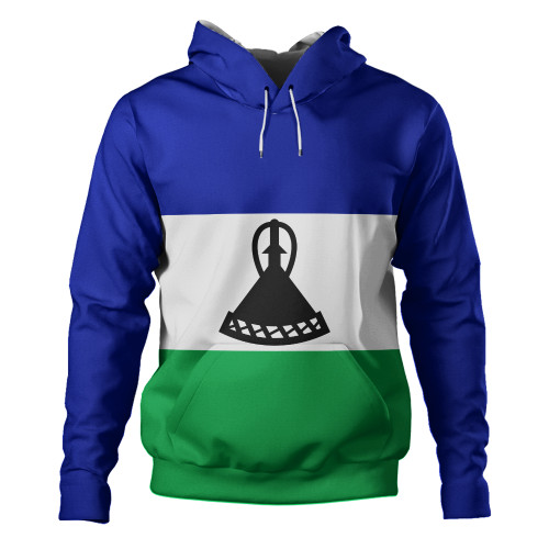 Lesotho Hoodie Flag Original Style