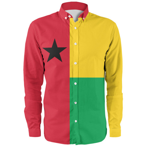 Guinea Bissau Long Sleeve Shirt Flag Original Style
