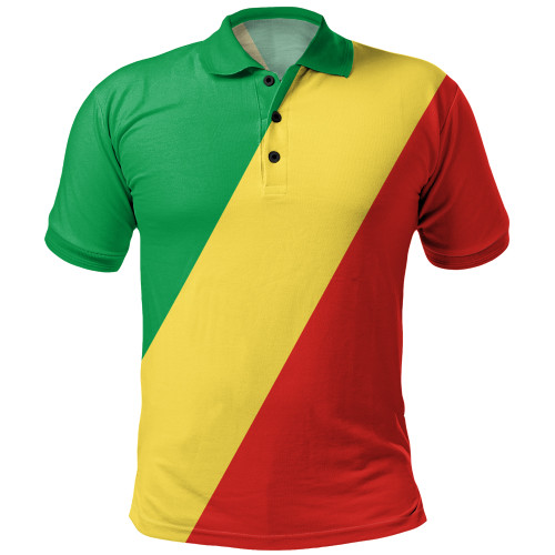 Republic of the Congo Polo Shirt Flag Original Style