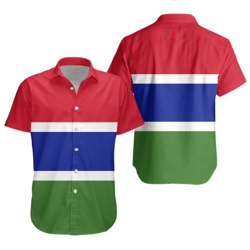The Gambia Short Sleeve Shirt Flag Original Style