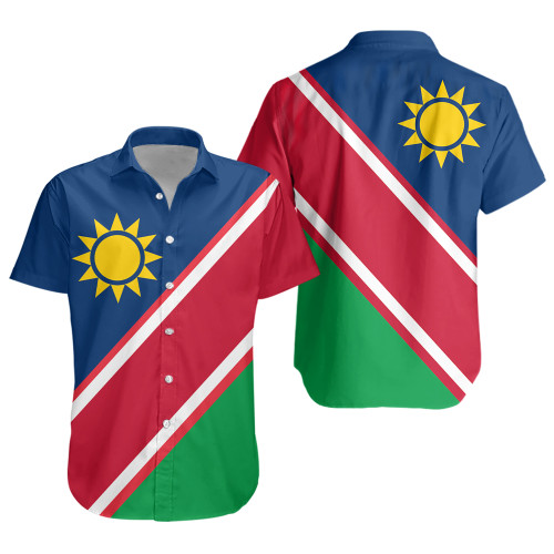 Namibia Short Sleeve Shirt Flag Original Style