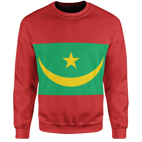 Mauritania Sweatshirt Flag Original Style