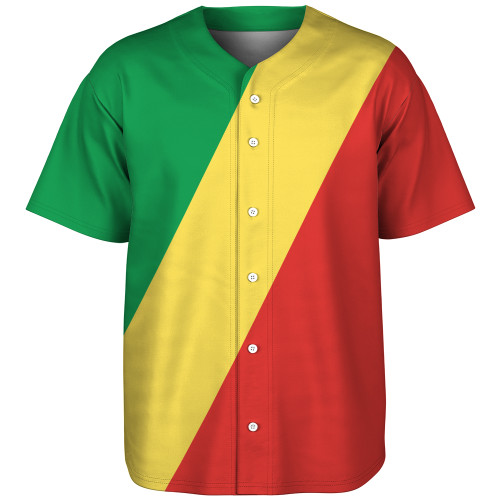 Republic of the Congo Baseball Shirt Flag Original Style