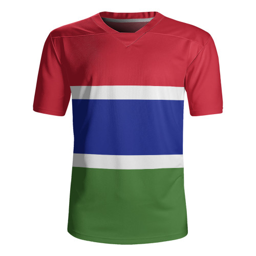 The Gambia Rugby Jersey Flag Original Style