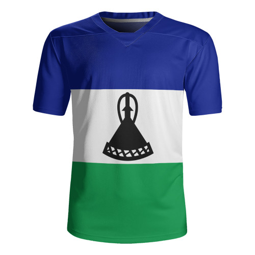 Lesotho Rugby Jersey Flag Original Style