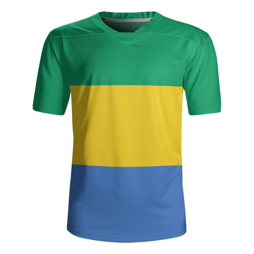 Gabon Rugby Jersey Flag Original Style