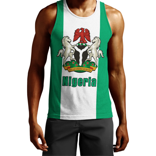 Nigeria Tank Top Flag Unity Style