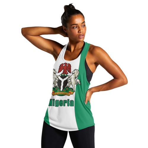 Nigeria Women Tank Flag Unity Style