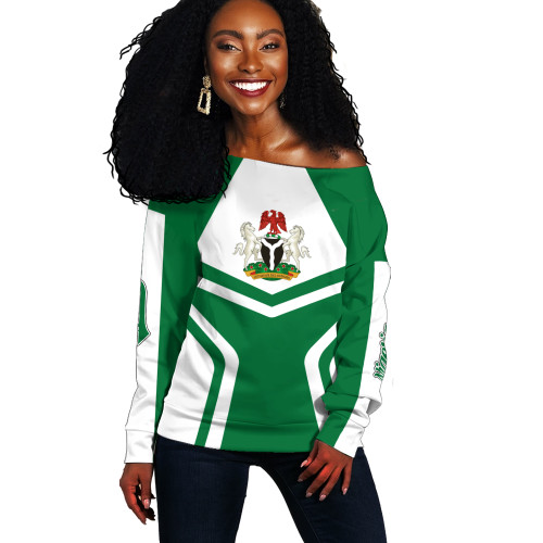 Nigeria Off Shoulder Sweatshirt My Style