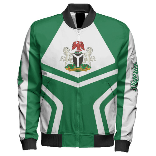 Nigeria Zipper Bomber Jacket My Style