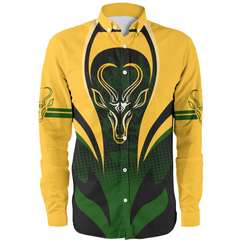 South Africa Long Sleeve Shirt Springbok Pride Style
