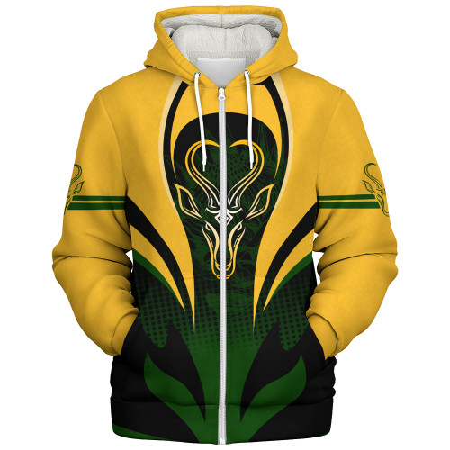 South Africa Sherpa Hoodie Springbok Pride Style