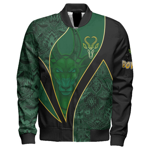 South Africa Zipper Bomber Jacket Bokke Pride Style