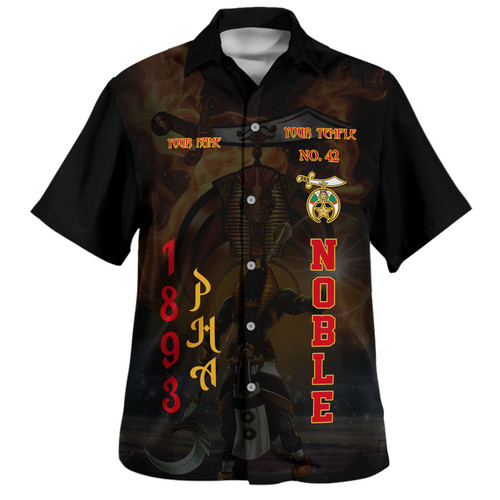 Prince Hall Shriners Hawaiian Shirt Custom Noble 1893 Warrior Ready For Battle