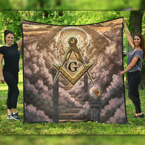 Prince Hall Freemasonry Quilt Masonic Blue Sky