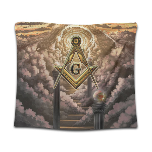 Prince Hall Freemasonry Tapestry Masonic Blue Sky