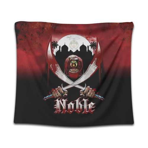 Prince Hall Shriners Tapestry Grunge Noble Shriners Dark Moon