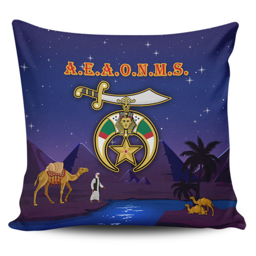 Prince Hall Shriners Pillow Cases Noble Camel Walking Starry Night