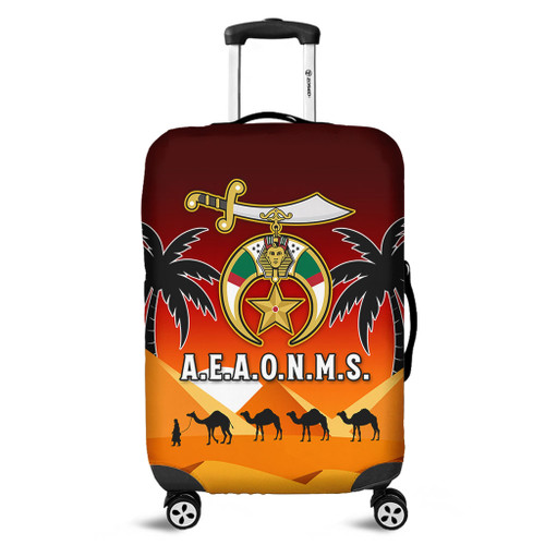 Prince Hall Shriners Luggage Cover Temple Of The Noble Sunset Sands