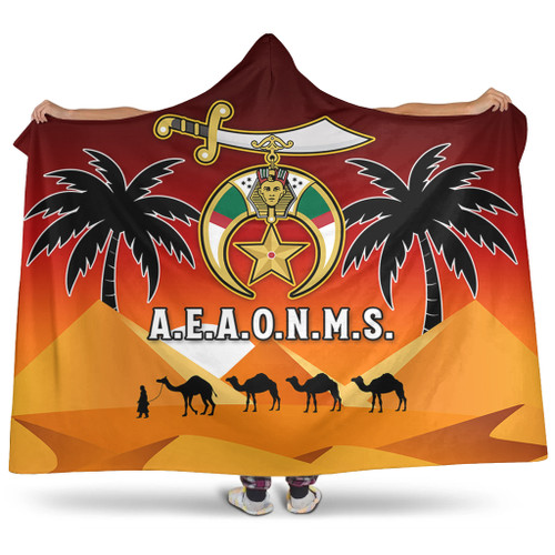 Prince Hall Shriners Hooded Blanket Temple Of The Noble Sunset Sands