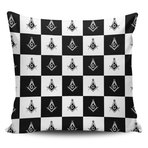 Prince Hall Freemasonry Pillow Cases PHA Masonic Check Caro Pattern