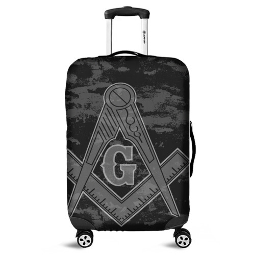 Prince Hall Freemasonry Luggage Cover 2B1 ASK1 Lodge Hunter Camouflage