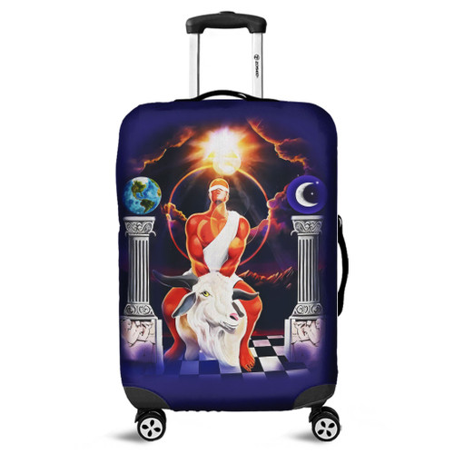 Prince Hall Freemasonry Luggage Cover Masonic Medieval Astral