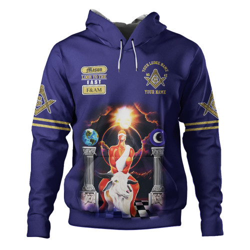 Prince Hall Freemasonry Hoodie Custom Masonic Medieval Astral