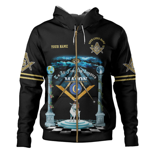 Prince Hall Freemasonry Hoodie Custom Riding The Goat Prince Hall Mason