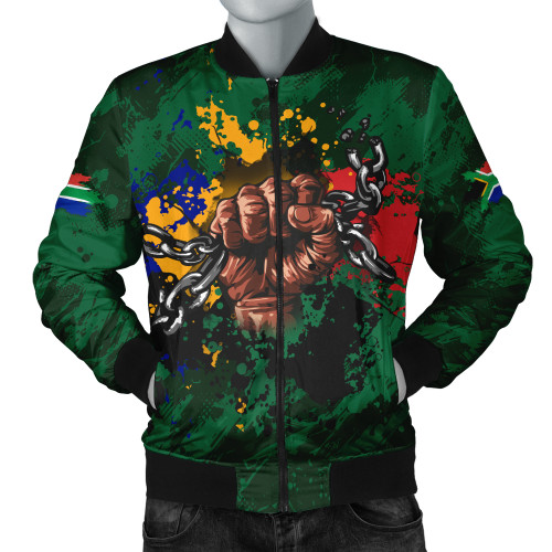 South Africa Bomber Jacket African Spirit Break Chains