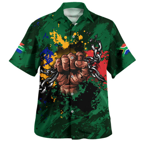 South Africa Hawaiian Shirt African Spirit Break Chains