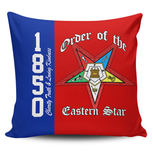 Order of the Eastern Star Pillow Cases OES Letter Since 1850