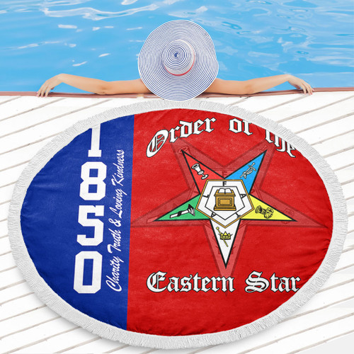 Order of the Eastern Star Beach Blanket OES Letter Since 1850