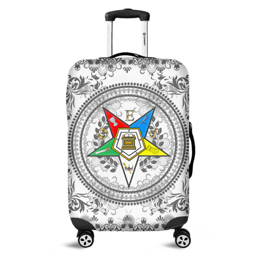 Order of the Eastern Star Luggage Cover OES Floral Royal Circle