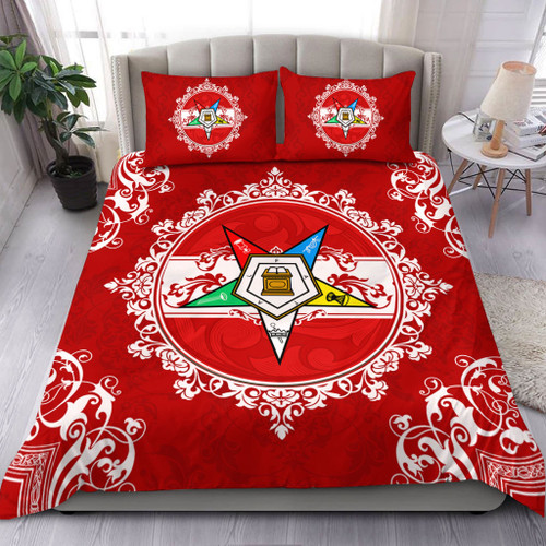 Order of the Eastern Star Bedding Set Royal Frame Style