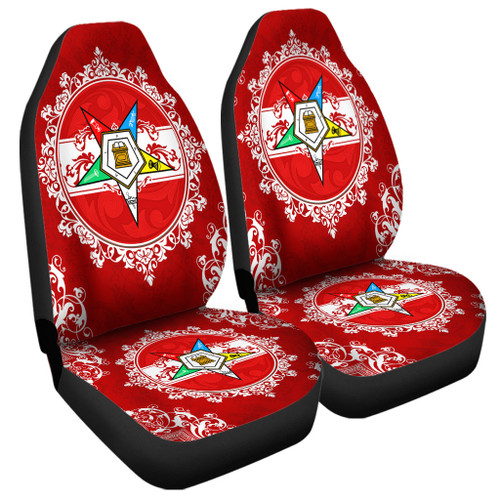 Order of the Eastern Star Car Seat Cover Royal Frame Style