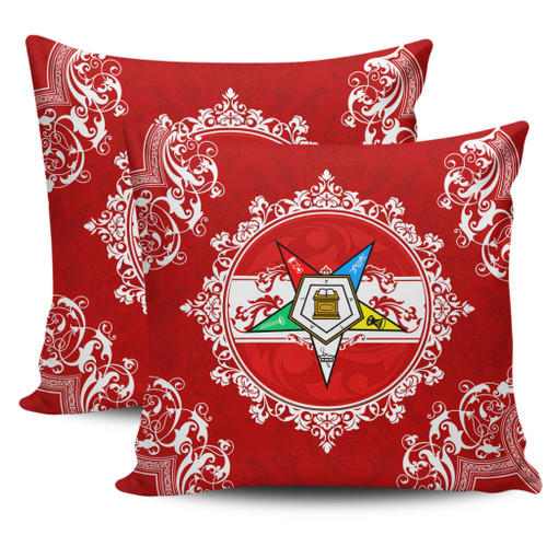 Order of the Eastern Star Pillow Cases Royal Frame Style
